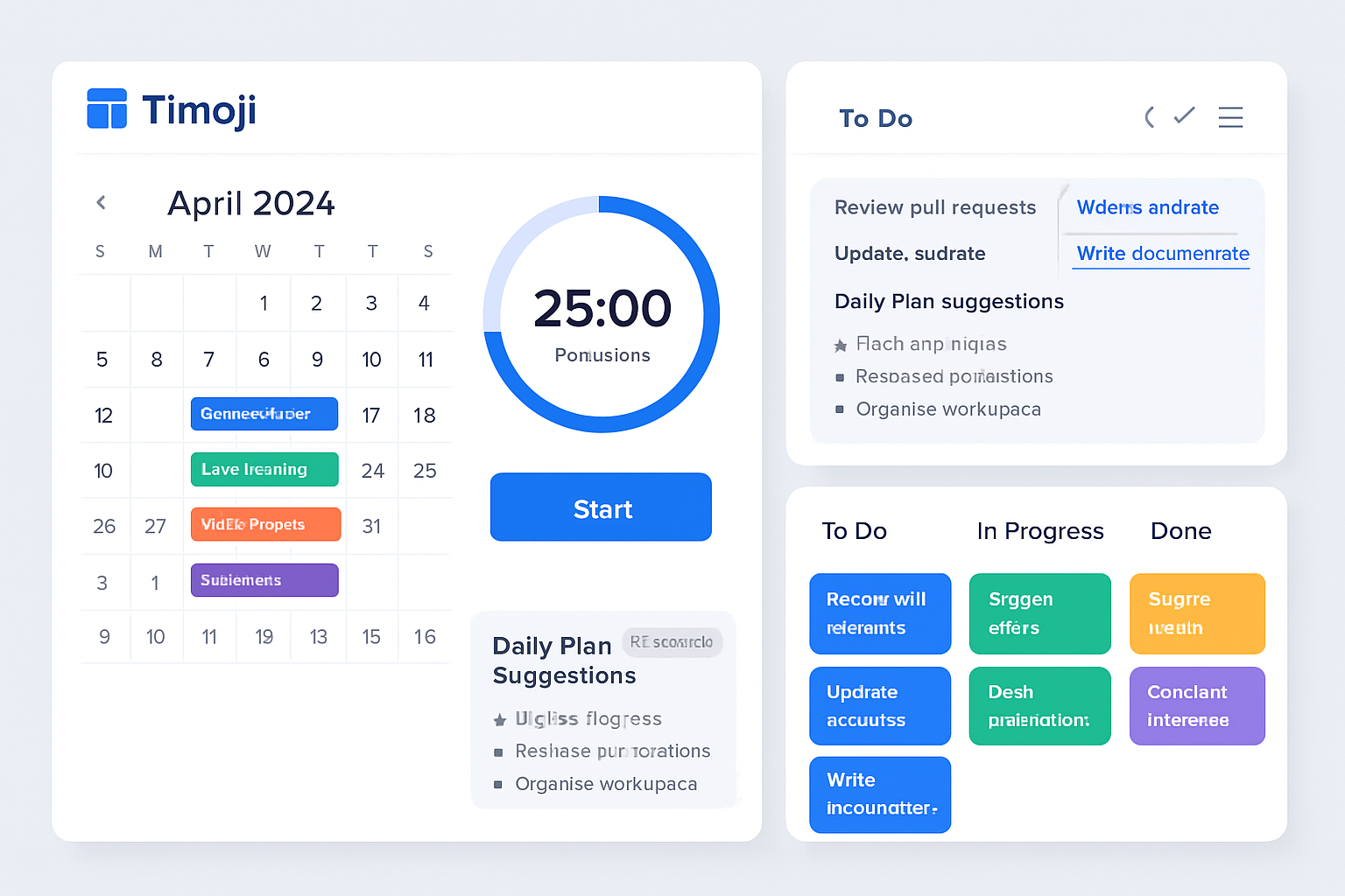 Timoji Dashboard